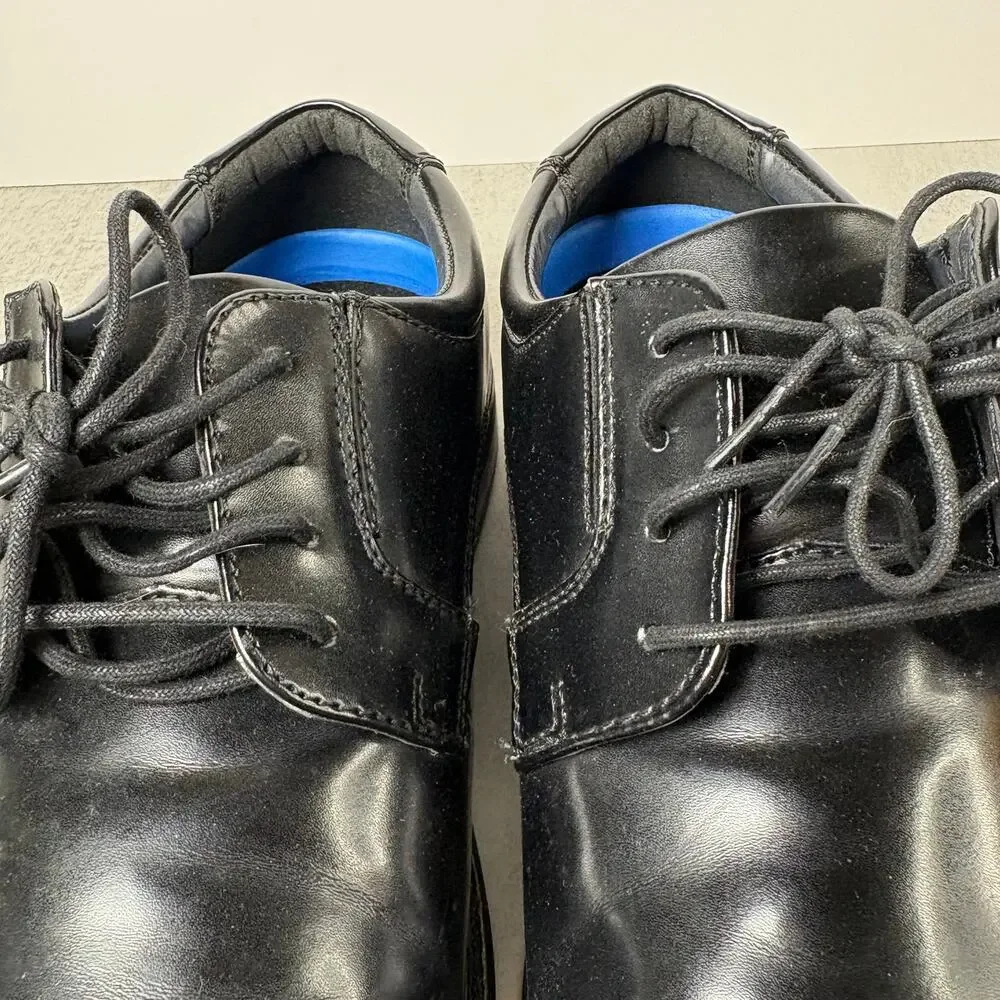 Dockers Men’s Black Leather Dress Shoes Lace Up Oxford Size 9.5W Wide